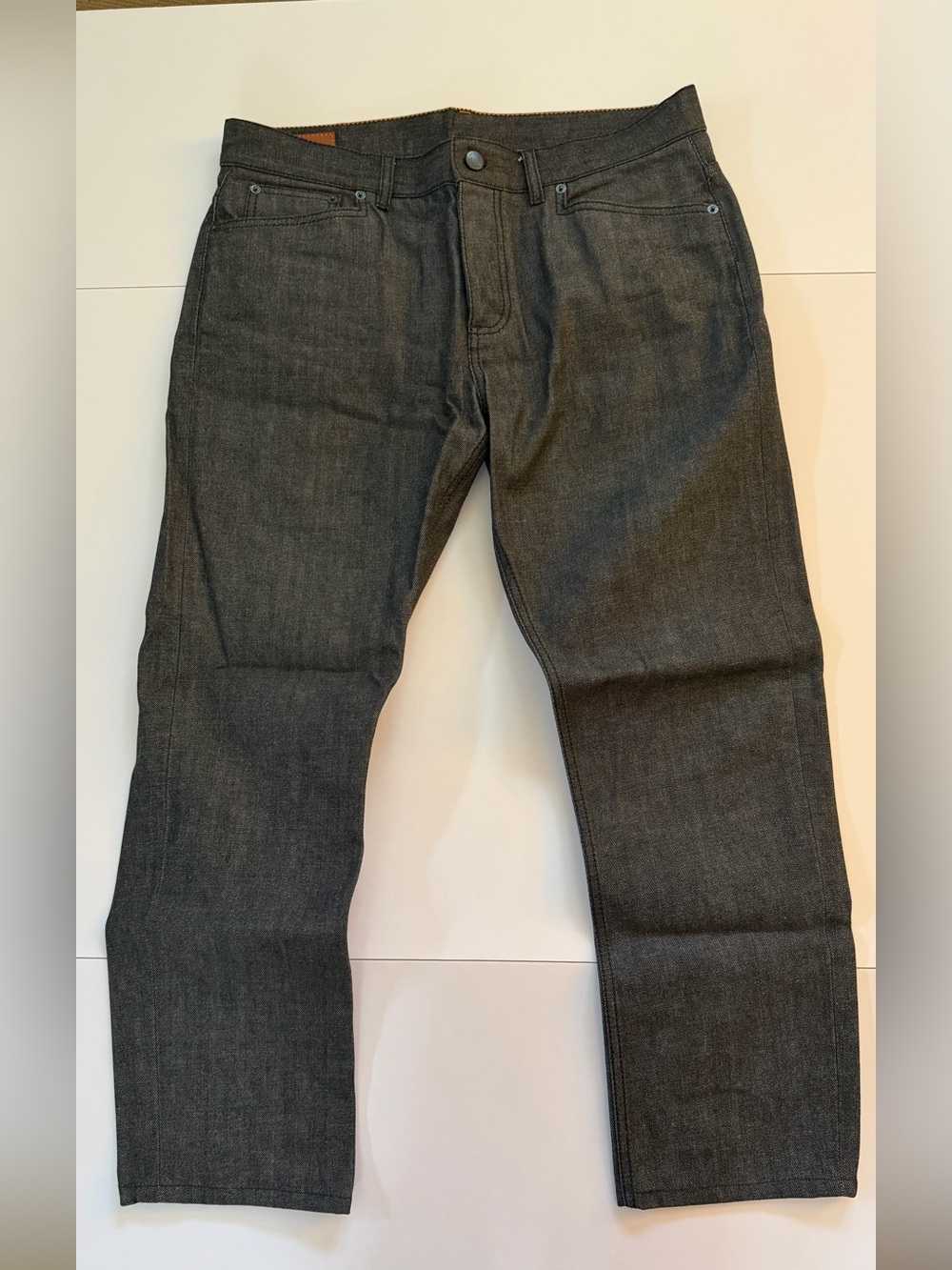 Hermès Paris Men's Charcoal / Black Denim Jeans Made in France Size 46